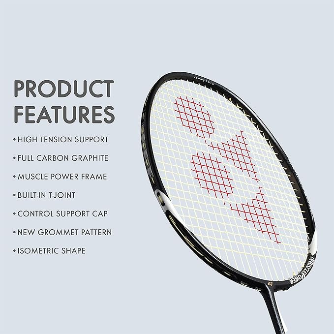 BADMINTON RACQUET MP29LTC BLACK GREY/G44U