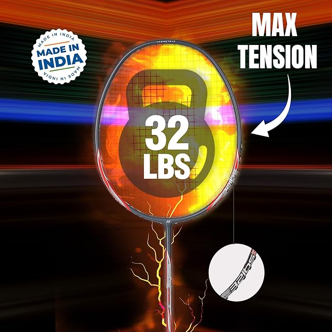 BADMINTON RACQUET NANOFLARE SPEED 7 APRICOT G4 4U