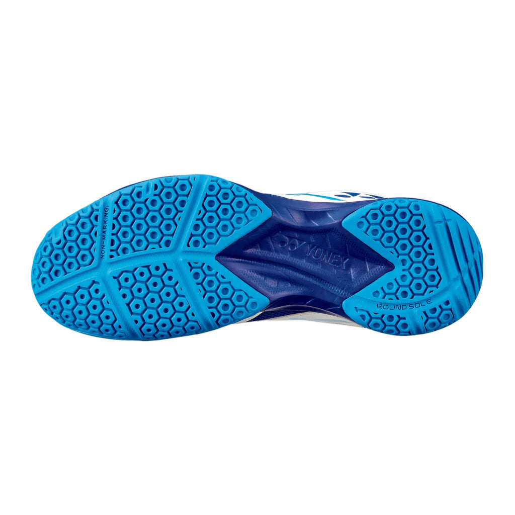 $ YONEX Power Cushion SHB 39 Badminton Shoes | White Blue