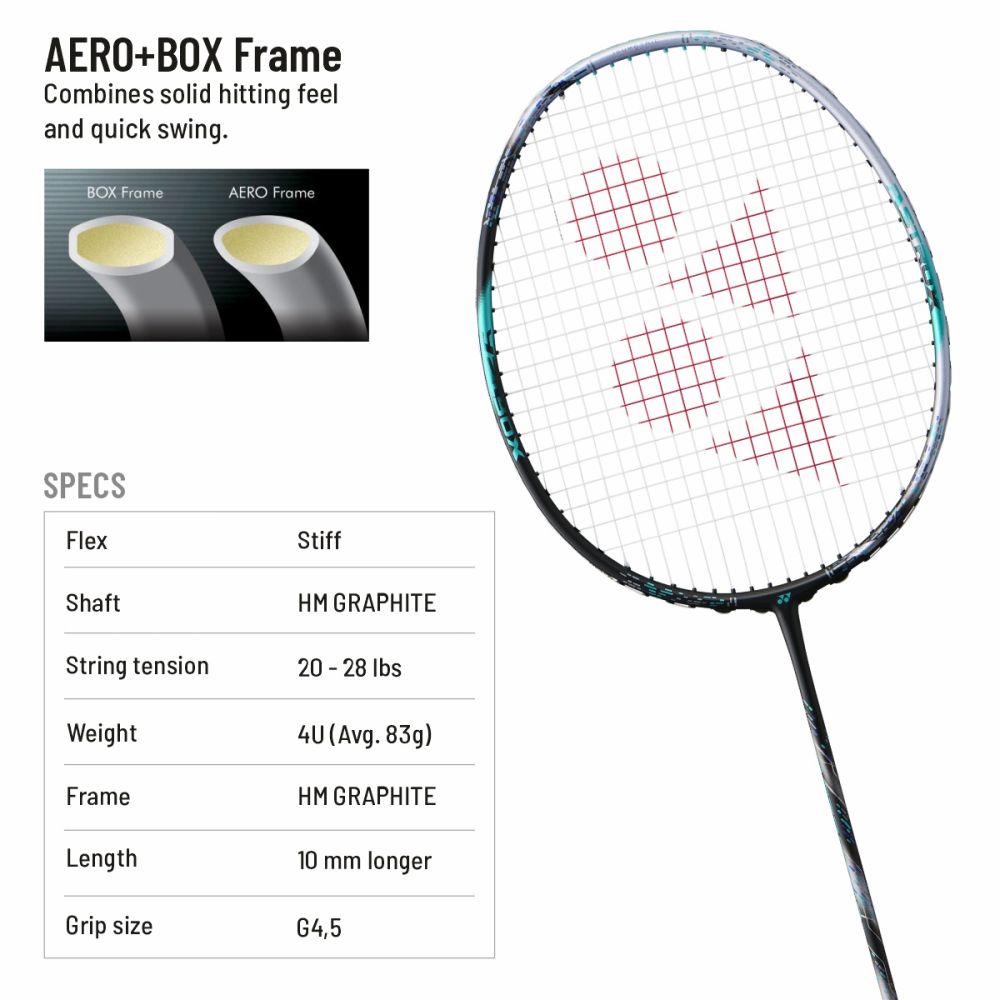 BADMINTON FRAME ASTROX 88D PRO BLACK SILVER G5 4U