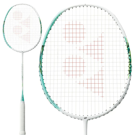 BADMINTON RACQUET ASTROX 01 FEEL WHITE MINT G4 4U