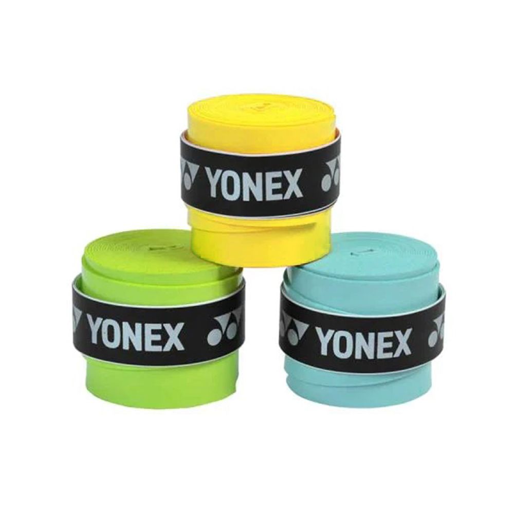 Yonex Super GRAP Badminton Grip AC102T - (Multicolor, Assorted, Pack of 3)