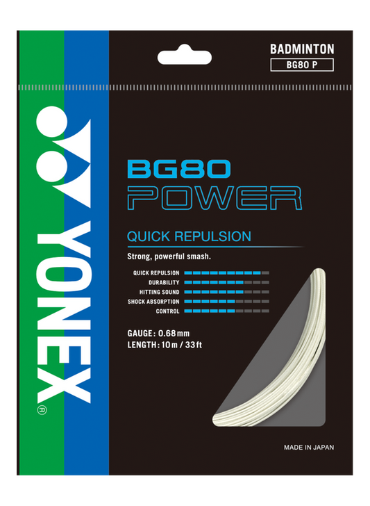 BADMINTON STRING BG 80 PWR-
